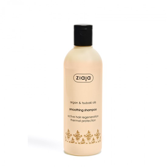 argan oil line - ziaja - cosmetics - Argan and tsubaki oils smoothing shampoo 300ml COSMETICS